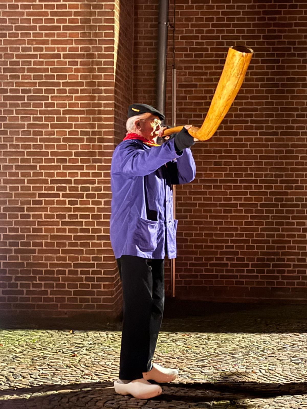 Midwinterhoornblazer in actie